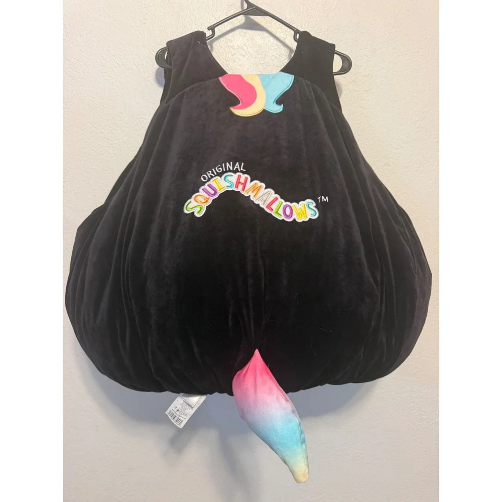 Squishmallows Jazwares Costume Play Unicorn Skeleton Black Pink Plush JWC4656